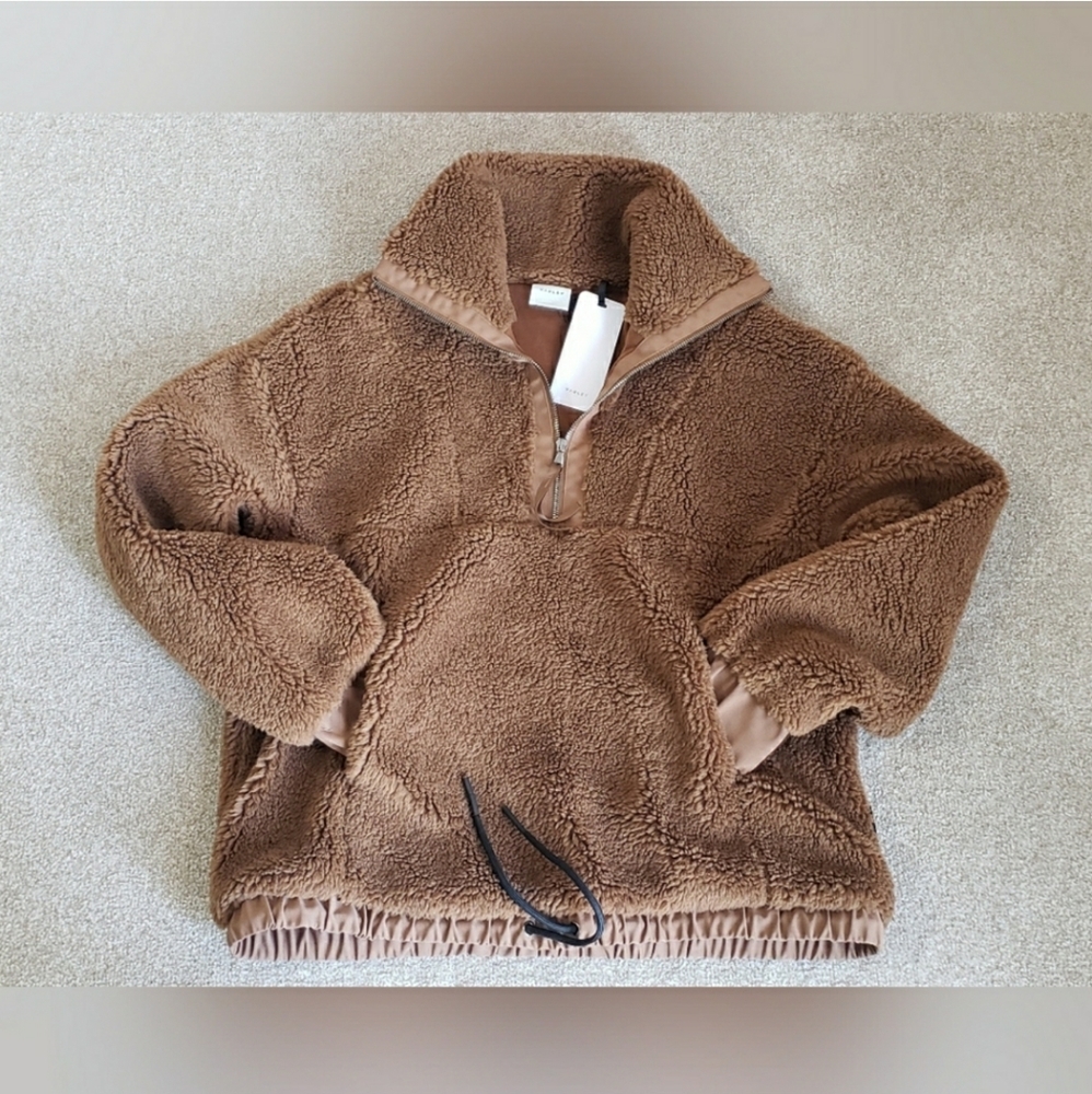 🌟SEE NEW LISTING🌟🎉HP!🎉🍯Varley Appleton•Deep Turmeric Honey Tan Sherpa Teddy - Picture 10 of 10